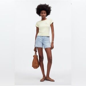 Madewell‎ | NWT | women’s | Day in the Sun | Graphic Tee | Yellow | Size XL